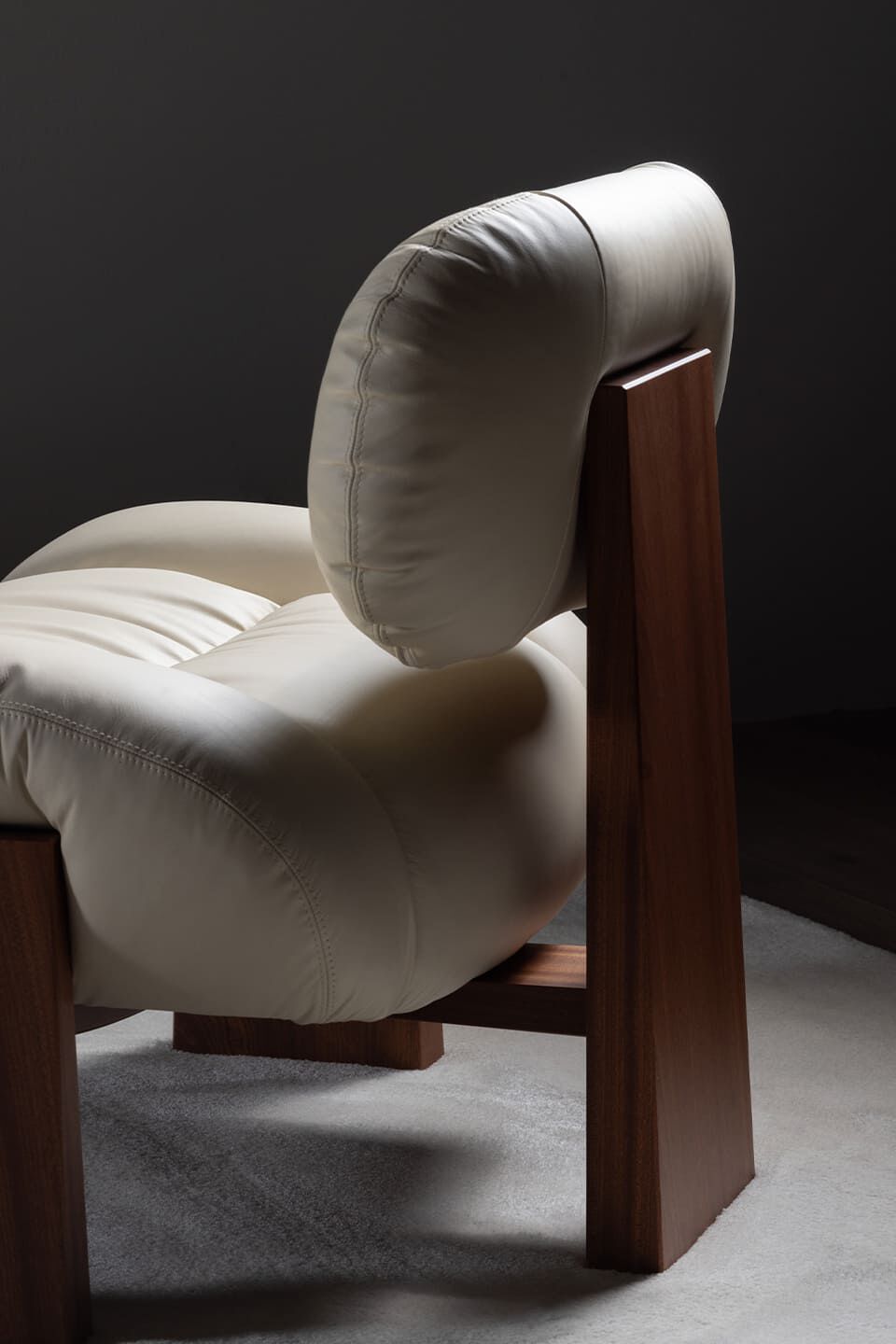 Кожаное кресло без подлокотников Greenapple SENSE ARCH-00013602 - Вид №8