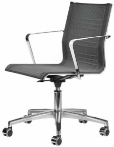 TALIN Сетчатое офисное кресло на 5 спиц с подлокотниками на колесиках