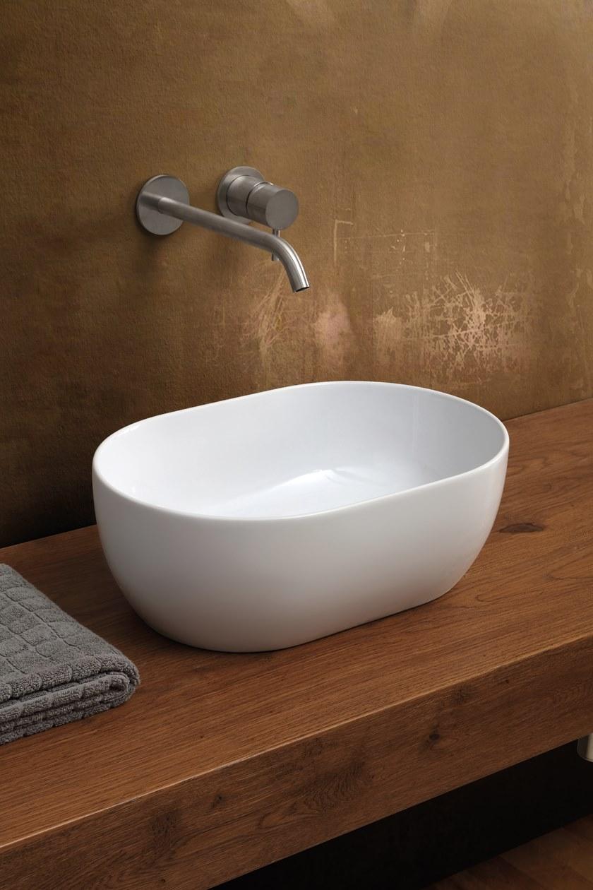 32130101,32190101,32110101 Накладная раковина на столешницу  овальная Alice Ceramica UNICA - Вид №12