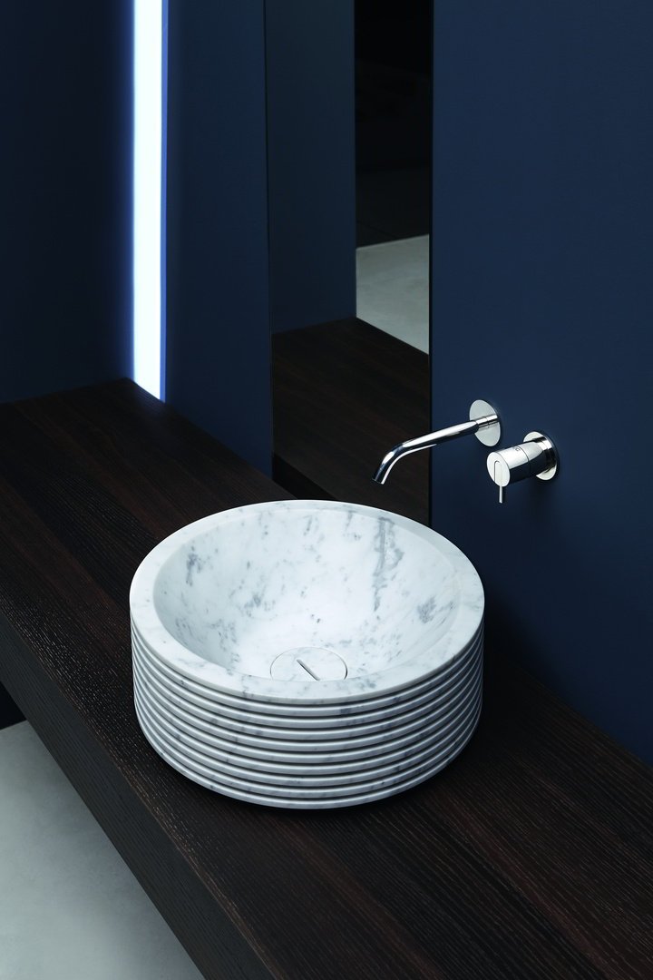 Introverso45 Накладная раковина на столешницу  прямоугольная Antoniolupi  - Вид №2