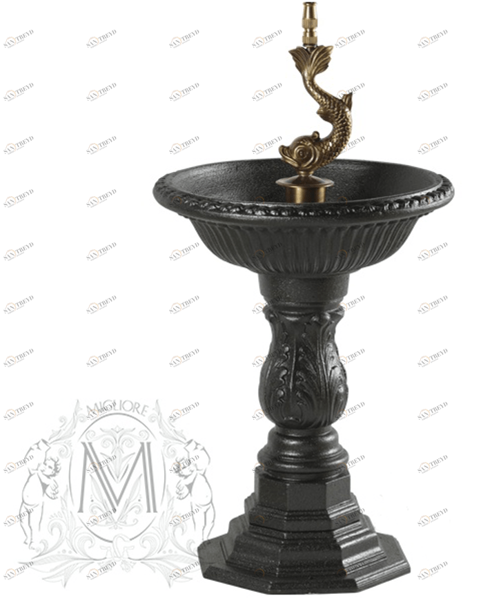 Фонтан 'Золотая рыбка' MIGLIORE Artistica ML.ART-0148 95 см, чугун ML.ART-0148.GS