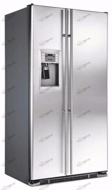 mabe Американский холодильник no Frost из нержавеющей стали с дозатором льда класса a + Side by side | prof. 61cm sun-id-1385678