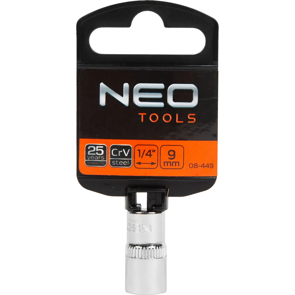 Торцевая головка шестигранная Neo Tools 08-449 1/4 дюйма 9 мм 88287499 STLM-2097641  - Вид №2