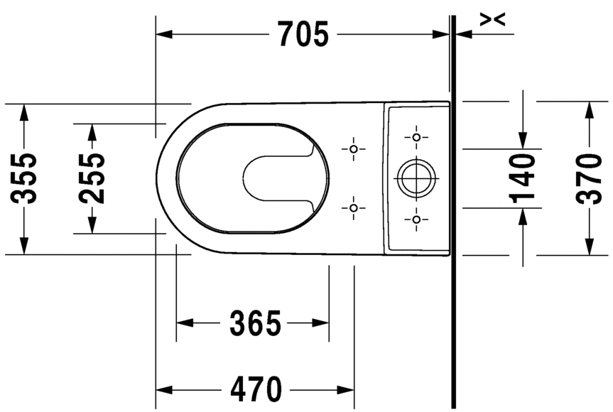 2141090000 Компакт унитаз с бачком Белый Duravit Starck 3 Германия - Вид №2