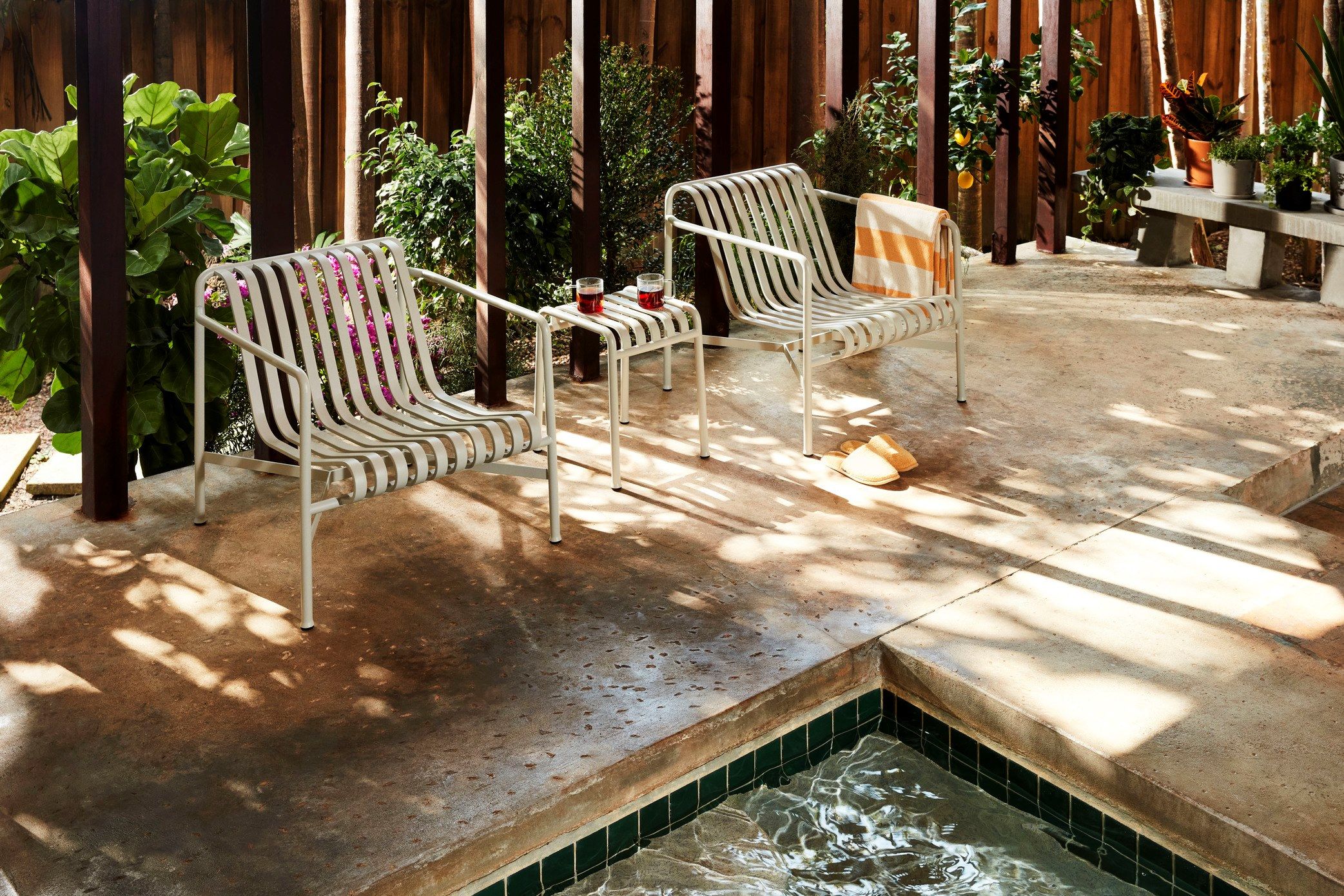 Стальное садовое кресло с подлокотниками Hay Палисад ARCH-00128999 - Вид №27