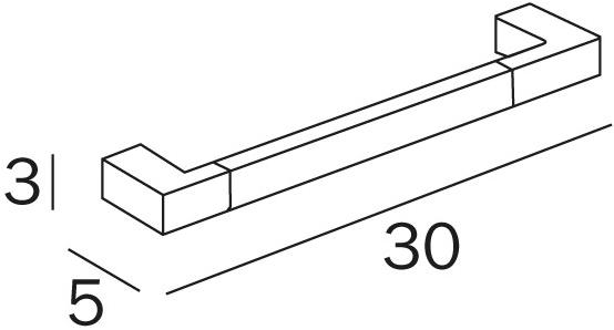 INDA® Ручка для ванной  A33950  - Вид №1