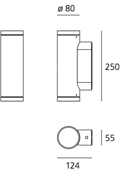 Artemide Светодиодный настенный светильник прямого света для наружного освещения из алюминия Calumet sun-id-1412161 - Вид №2