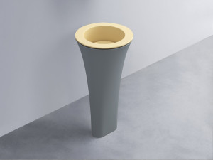 AMLA45-CN+AMPILT-CN+AMCOLT-BR Раковина Amedeo Tondo отдельностоящая cielo Enjoy + Amedeo