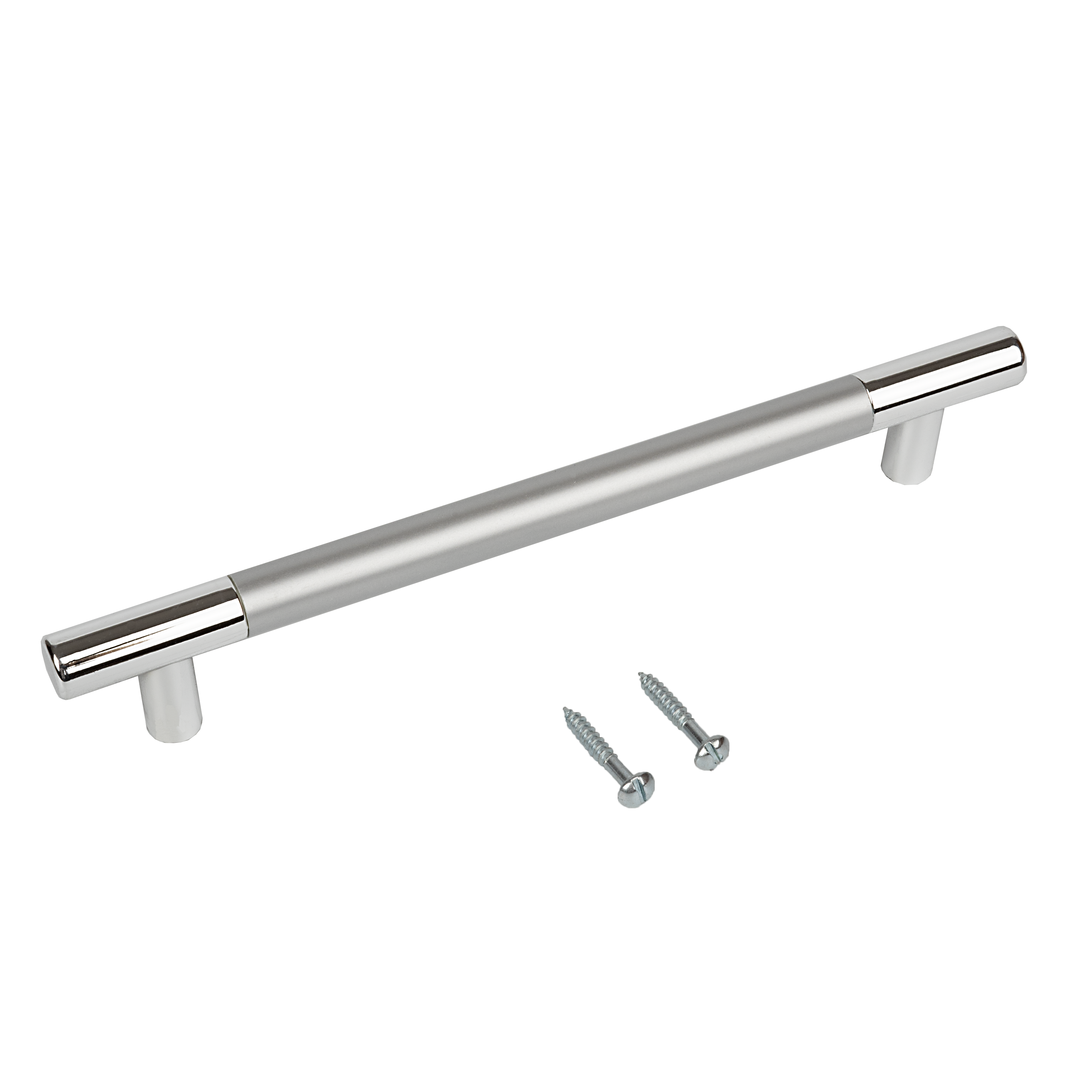86728500 Ручка-скоба C-15 пластик 160 мм цвет металлик STLM-0070993 Santreyd  - Вид №3