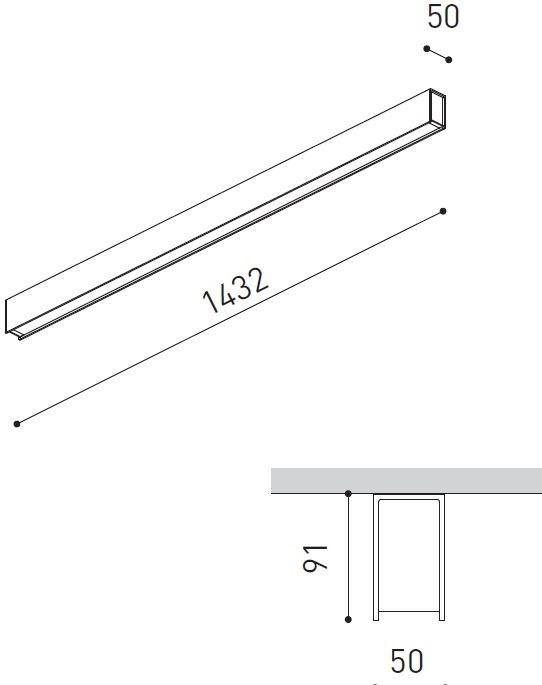 Arkoslight Алюминиевый светодиодный потолочный светильник Fifty surface sun-id-1435154 - Вид №5