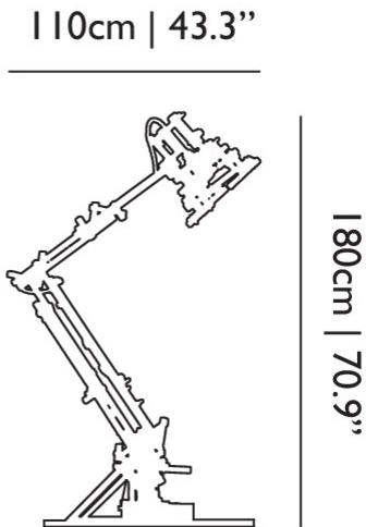 moooi Настольная лампа из дерева, регулируемая по высоте, с гибким кронштейном Brave new world sun-id-1422641 - Вид №3