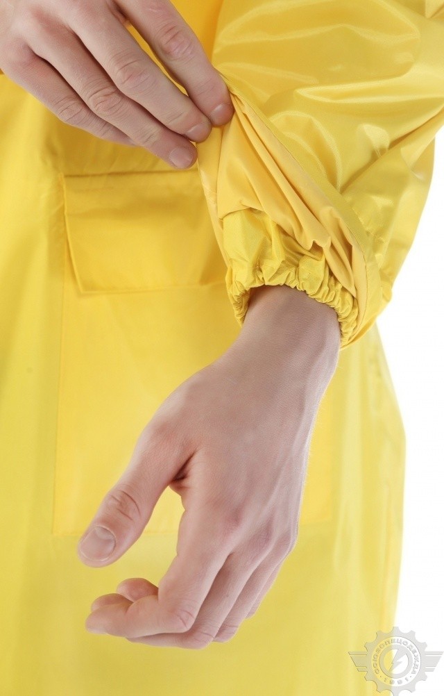5041812 Плащ Альбатрос влагозащитный ЛАЙТ М желтый  Непромокаемая спецодежда  размер XXXXL  - Вид №12