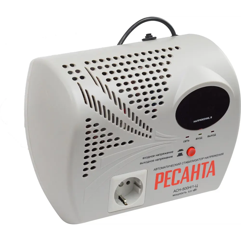 Стабилизатор напряжения Ресанта АСН- 500Н1/1-Ц 0.5 кВт 84986109 STLM-2000058  - Вид №2