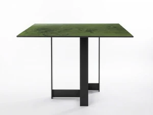da a Квадратный стол из железа и глазурованного керамогранита