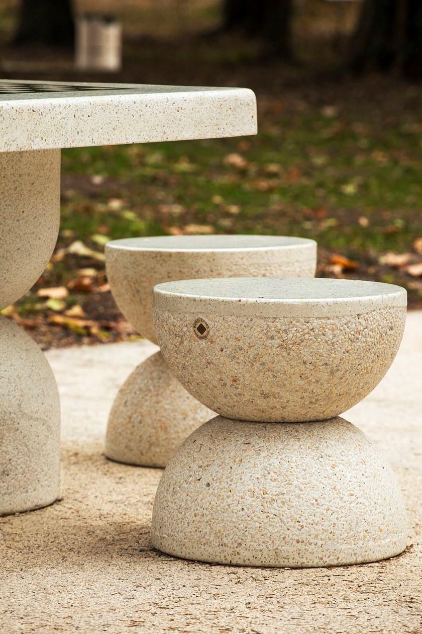 ENCHO ENCHEV - ETE Бетонный садовый стул  112  - Вид №3