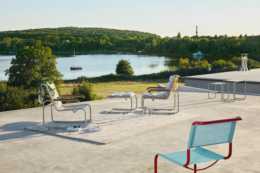 Thonet Кожаное кресло с салазками и подлокотниками S 35 sun-id-1491178 - Вид №2