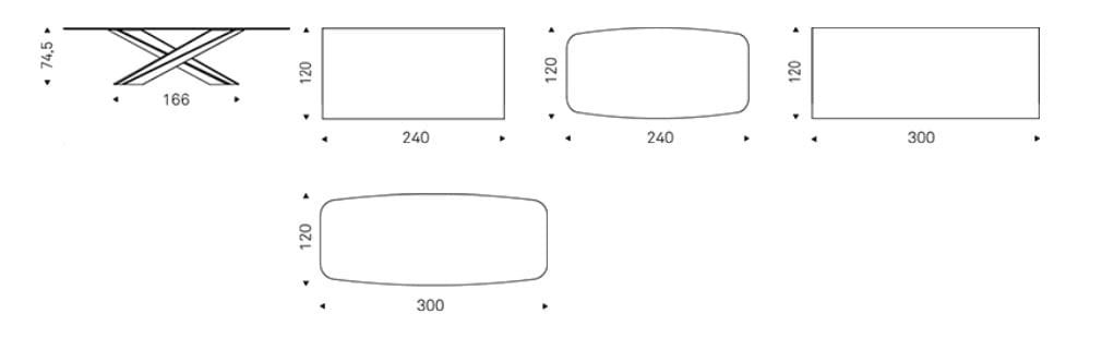 Керамический бочонок стол Cattelan italia LANCER KERAMIK ARCH-00063187 - Вид №6