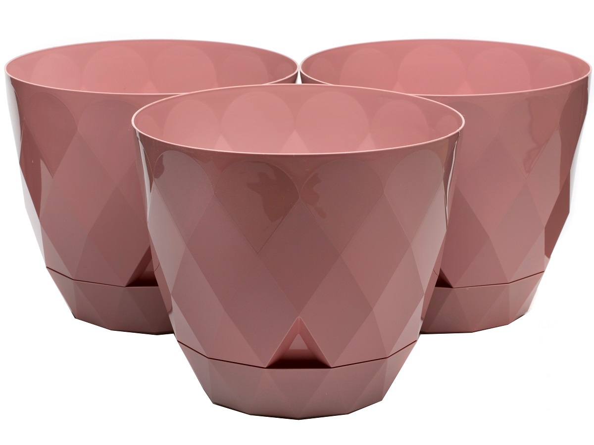 Горшок для цветов Rico 9.2L Pink NAVAKO 16034 - Вид №3