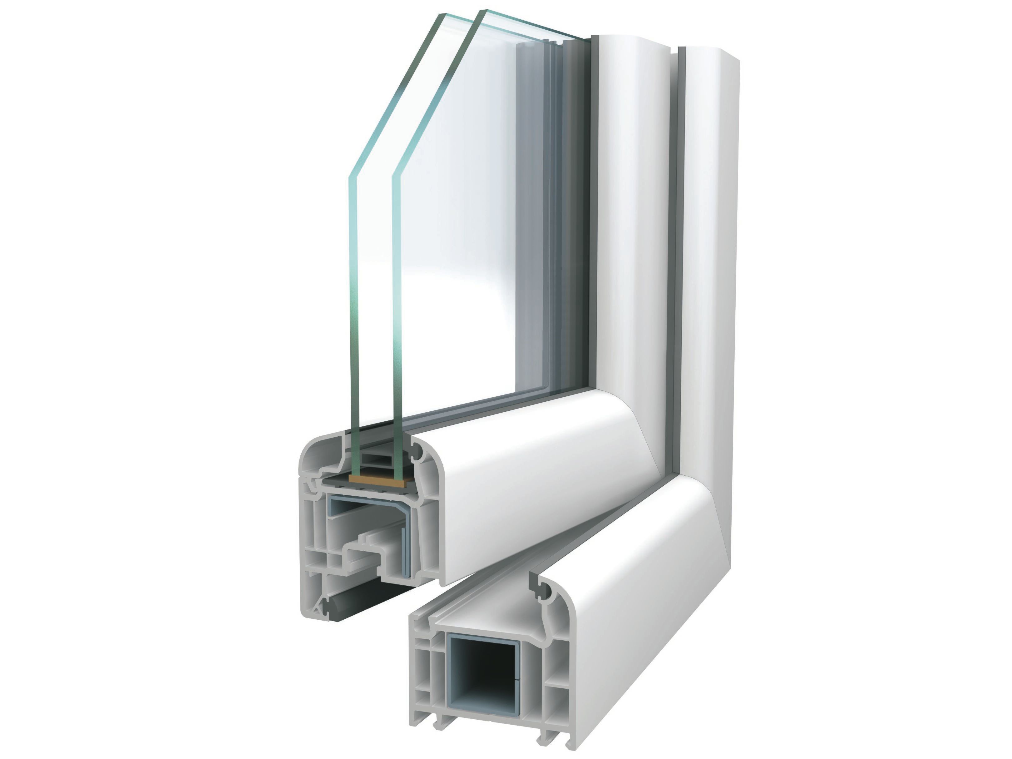 ПВХ створки окна Veka SISTEMI 70 AD ARCH-00113331 - Вид №3