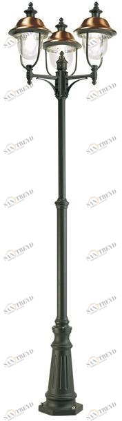 SOVIL Садовый светильник из алюминия и меди Rustica sun-id-1432723