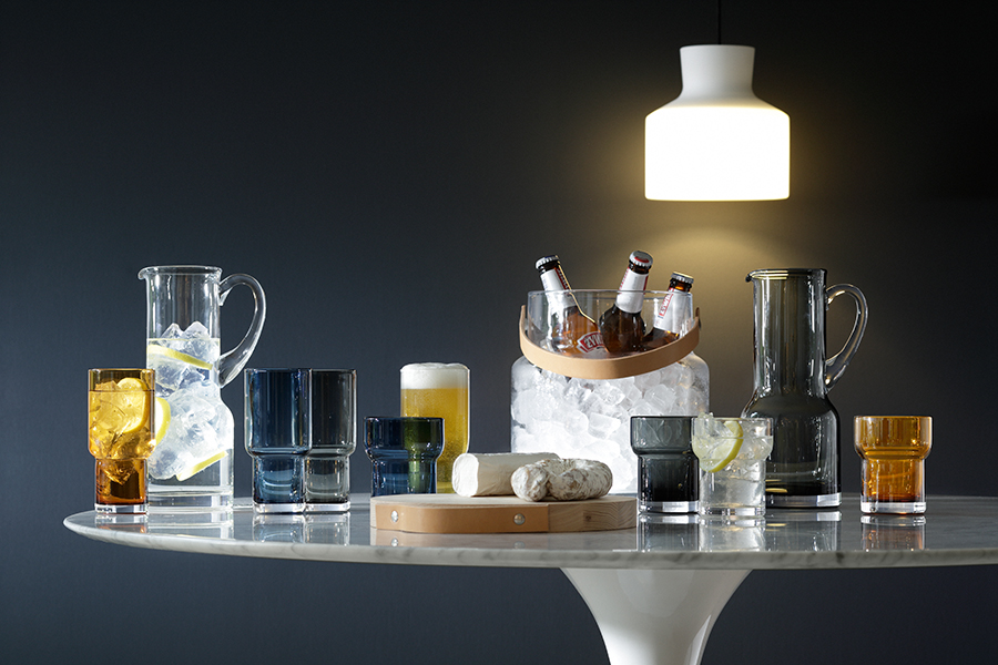 G1323-14-835A Набор из 2 хайболов utility 390 мл охра LSA International  - Вид №3