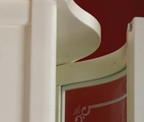 Витрина MIGLIORE Bella ML.BLL-VT451.NC со стеклянной дверцей, орех ML.BLL-VE451.NC - Вид №3