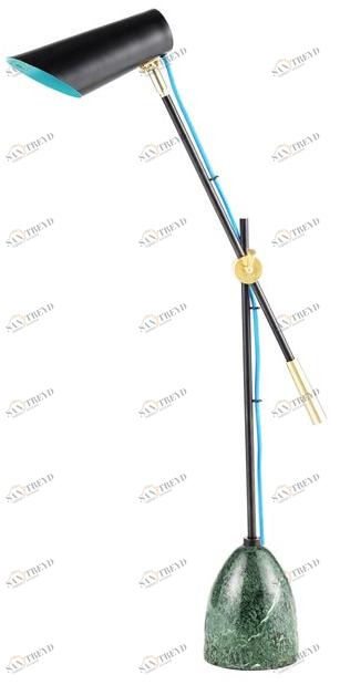 Il Bronzetto Регулируемая настольная лампа из латуни с гибким кронштейном Blossom Cam02