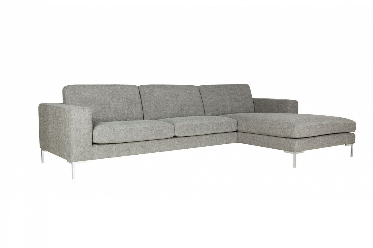 Диван Domino угловой серый SITS ДИЗАЙНЕРСКИЕ, DOMINO 191961 Серый  - Вид №1