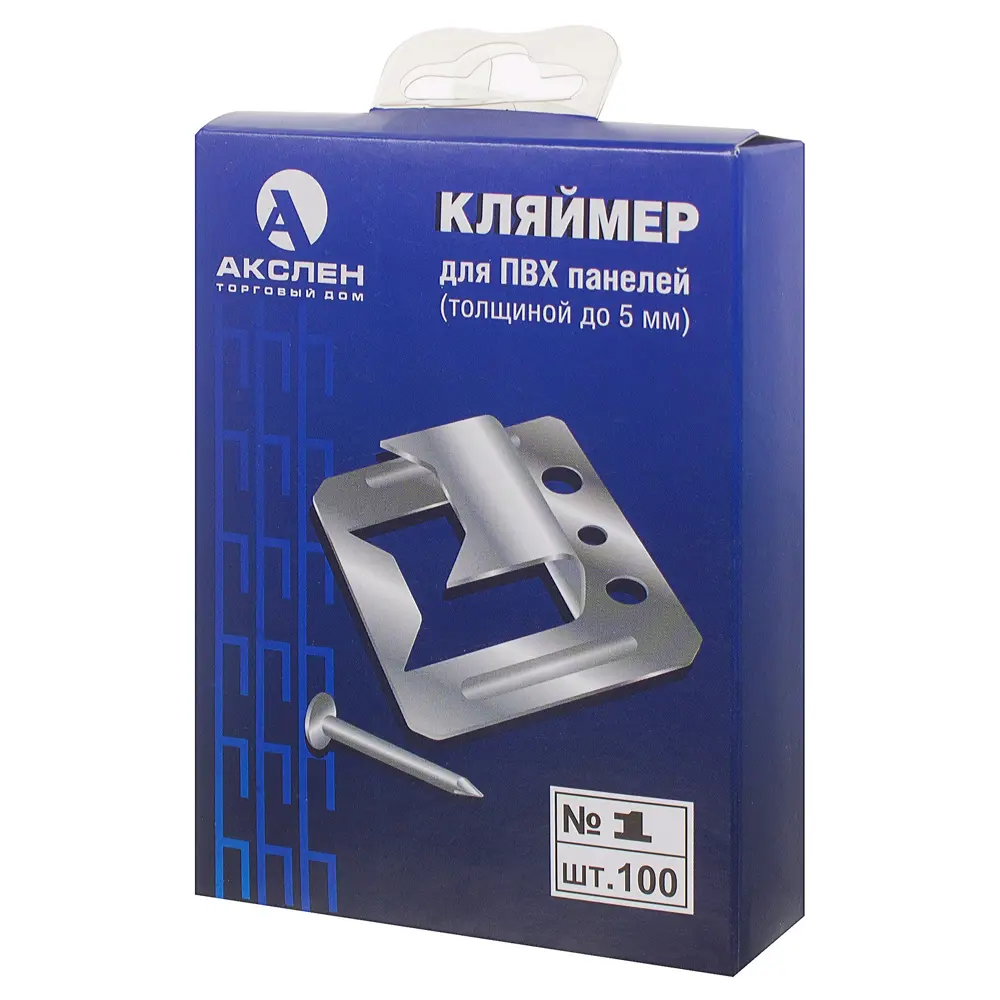 Кляймеры оцинкованные №1 (с гвоздями), 100 шт. 18823953 STLM-2128908 Santreyd  - Вид №2