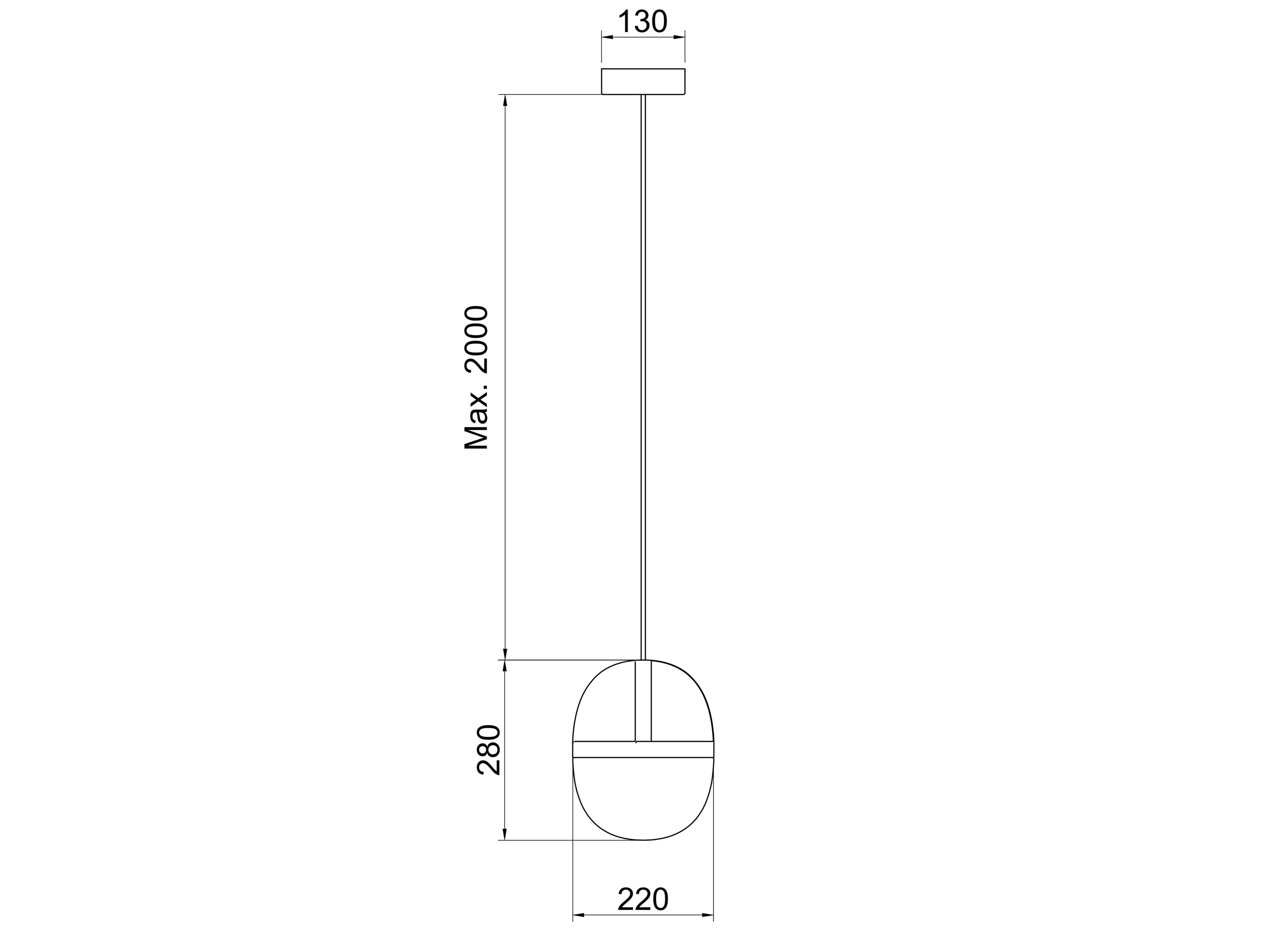 Керамический и стеклянный светодиодный подвесной светильник Hind Rabii Half &amp ARCH-00104703 - Вид №8