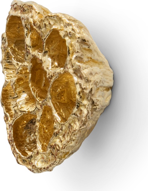 EA1023 PullCast Ручка ящика COMB Состаренная латунь  - Вид №1