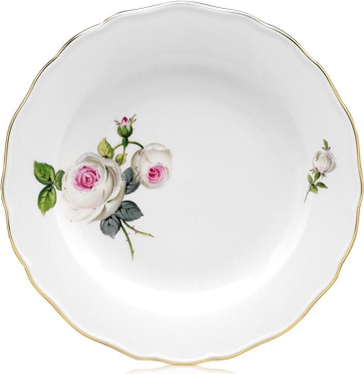 78173 Meissen Тарелка обеденная 28см "Белая роза" Фарфор 