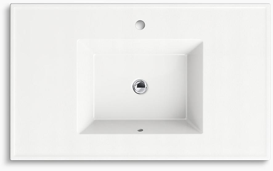 K-2781-1-7 Накладная раковина на столешницу  прямоугольная Kohler  - Вид №3
