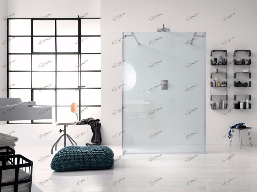 INDA® Стеклянная душевая кабина Walk in 6mm sun-id-1414933