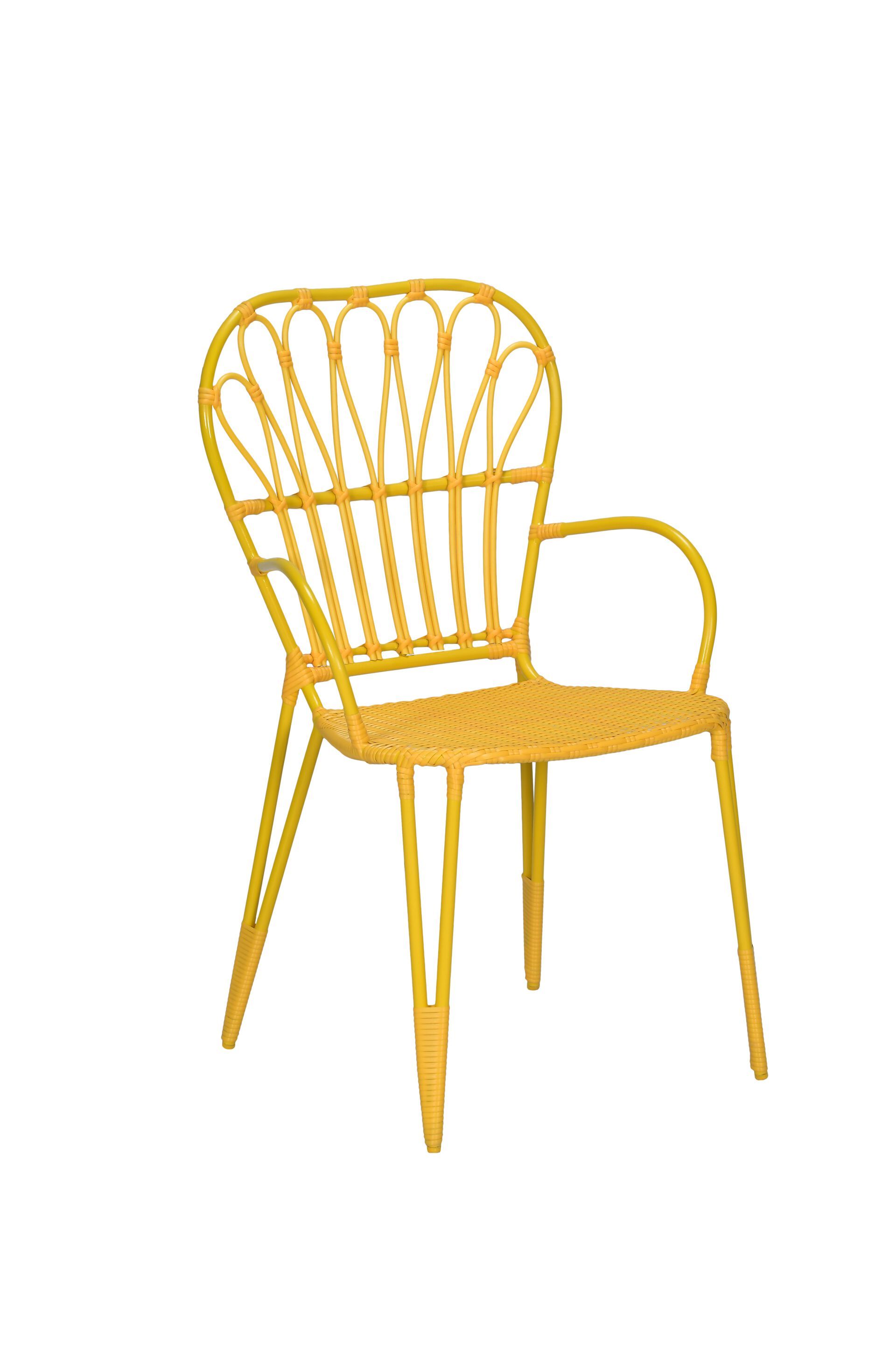 Синтетическое волокно и алюминиевый садовый стул с подлокотниками cbdesign Fiorella ARCH-00081323 - Вид №30