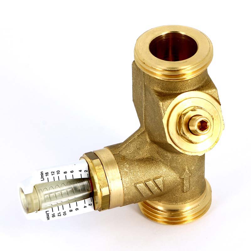 Клапан балансировочный ручной НН WattFlow c расходомером WATTS Ind 1" 2-16л/мин 10010138