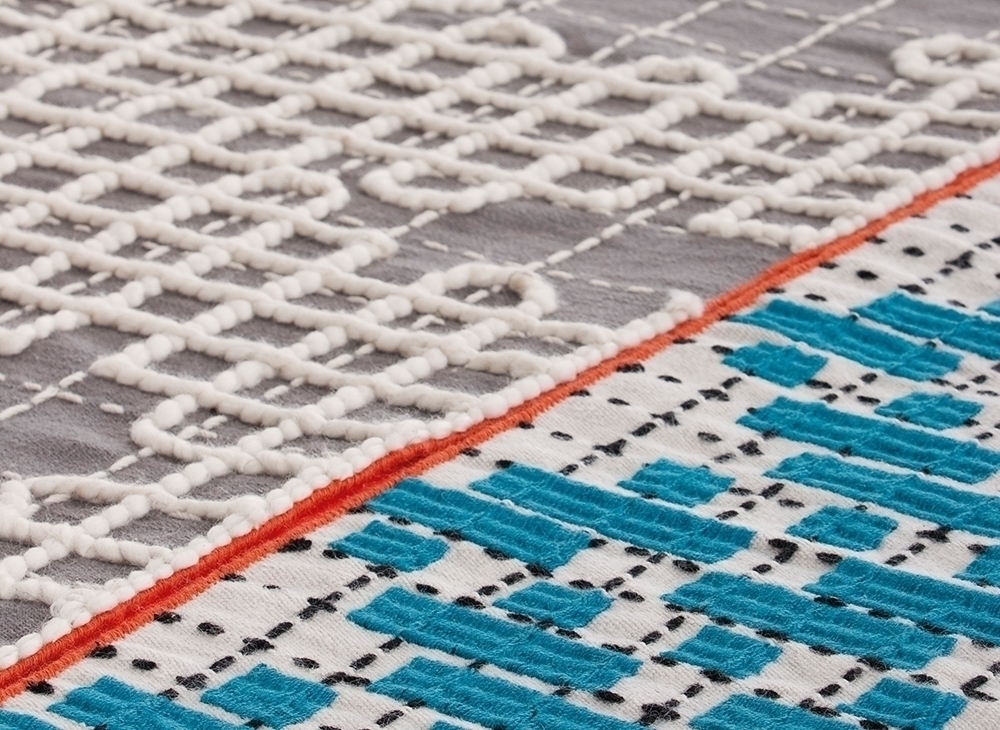 100165 Ковер Alfombras Turquoise 240 GAN Bandas - Вид №1