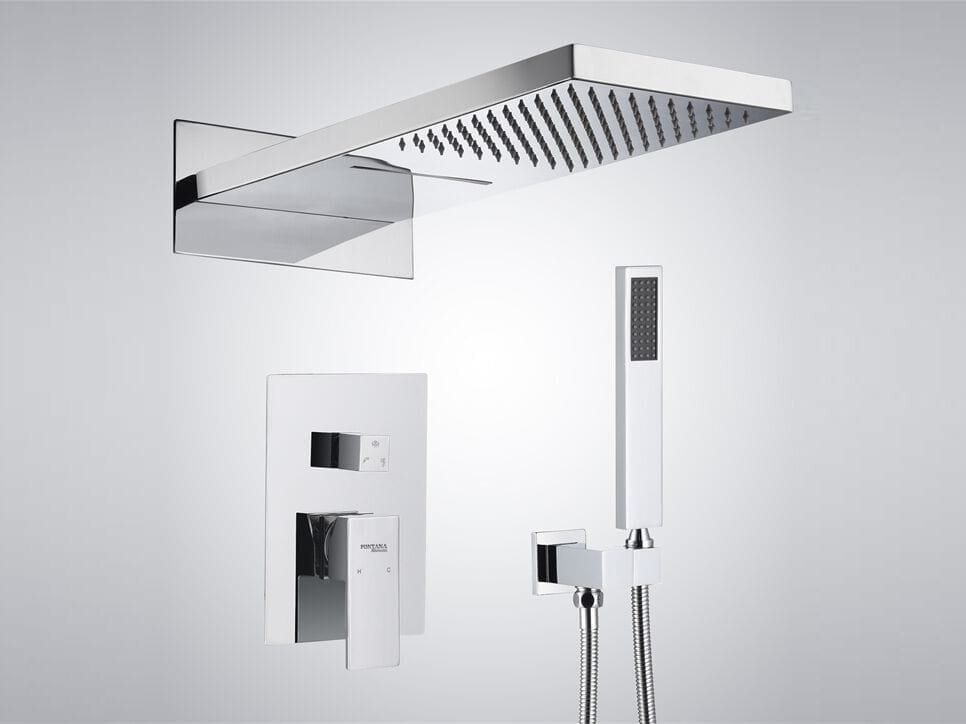 Светодиодный термостатический набор для душа с пластиной Fontana Showers NORMANDIE ARCH-00131785