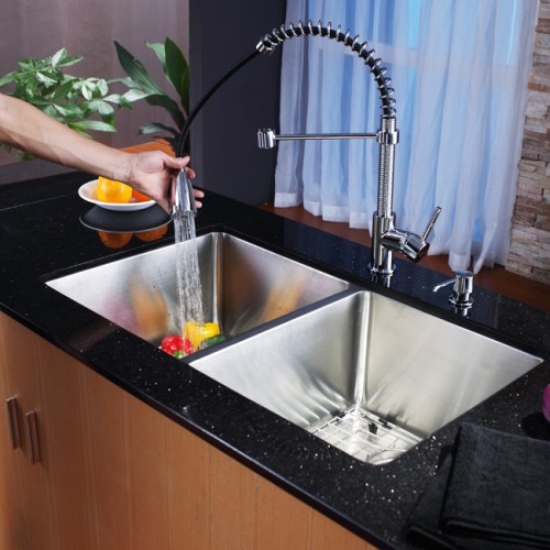 Смесители для кухни KPF-1612CH латунь под заказ krausru  - Вид №6