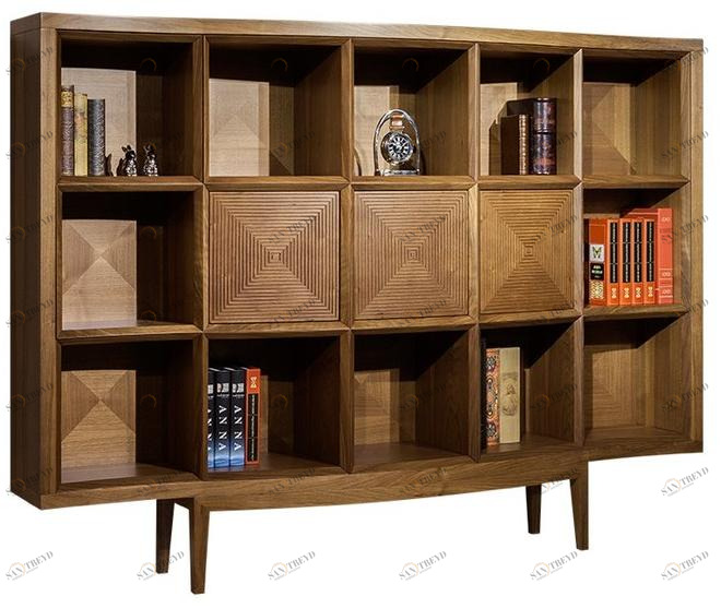Mobi Открытый деревянный книжный шкаф sun-id-1356805