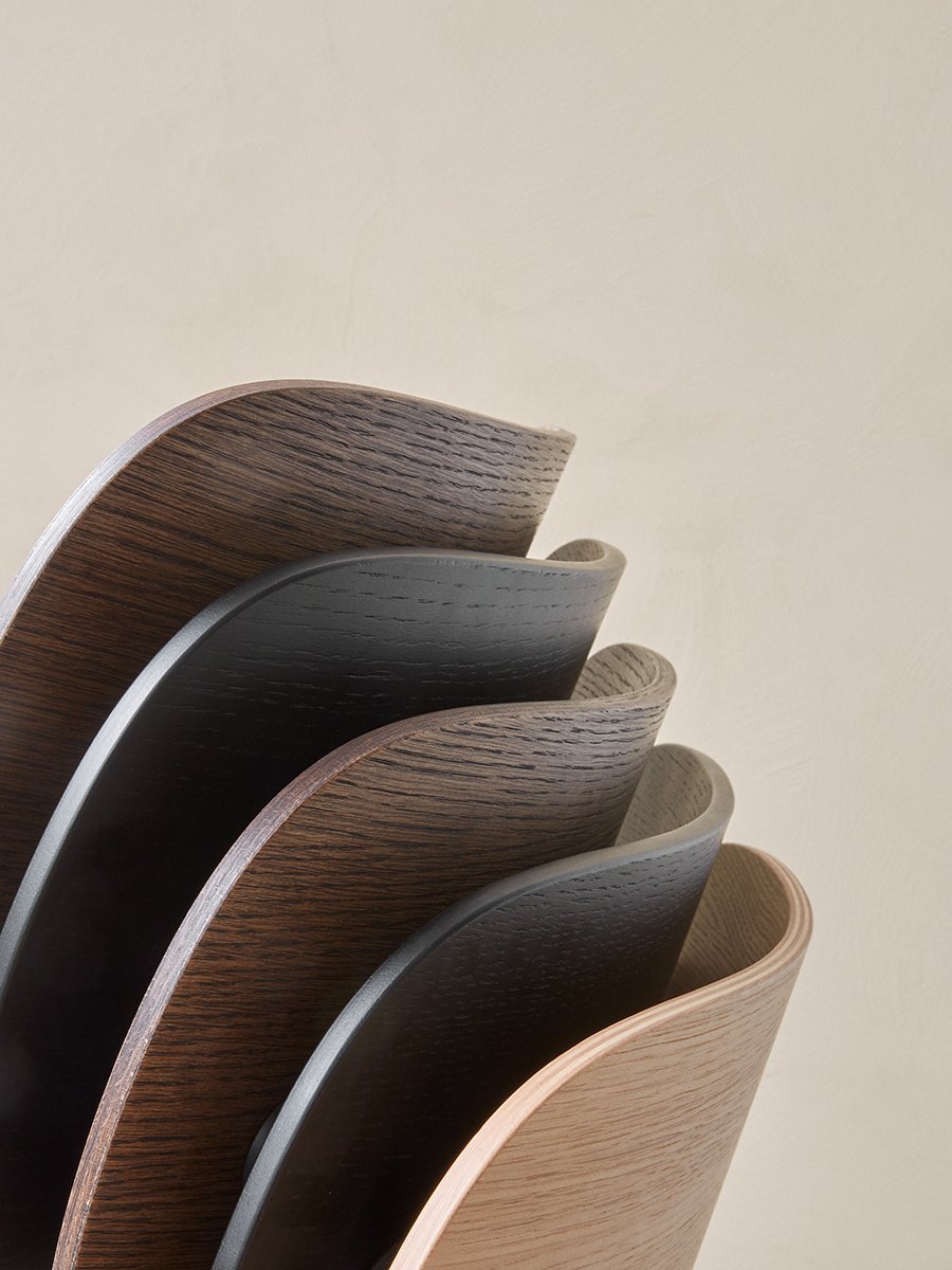 1160039 MENU Обеденный стул Co, черный Дуб натуральный  - Вид №1