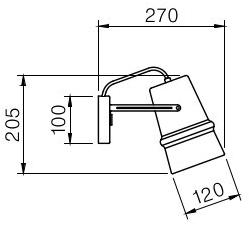 Hind Rabii Регулируемый настенный светильник из алюминия Belle d'i sun-id-1383228 - Вид №6