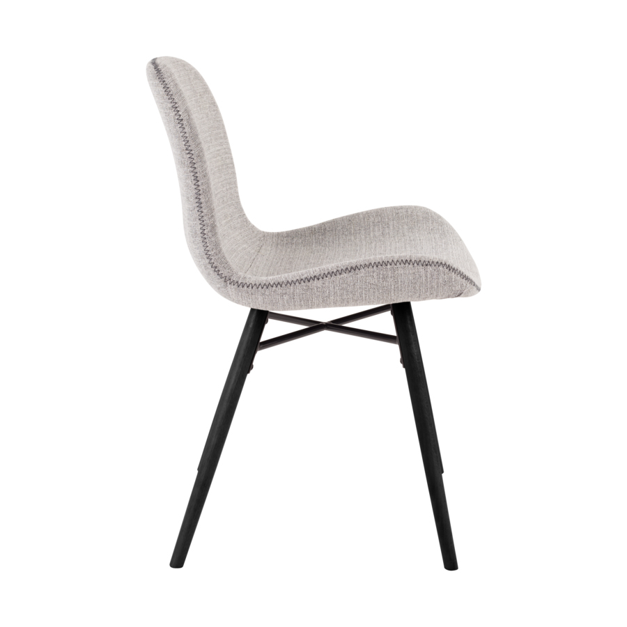 Стул Lester светло-серый White Label Living 1100334 - Вид №3