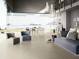 Пол / керамогранит с эффектом цемента