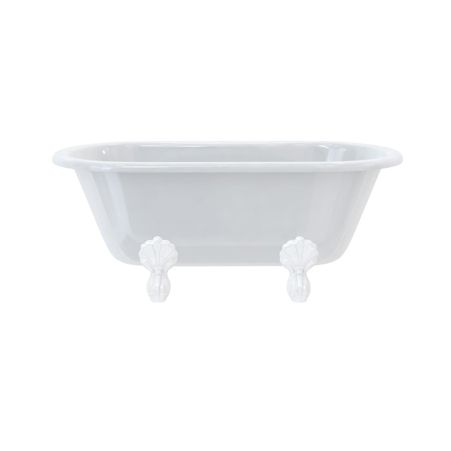 Burlington Двухсторонняя ванна Windsor 150 см с роскошными ножками с ножками Luxury Classic из хрома E4 L3C  - Вид №2