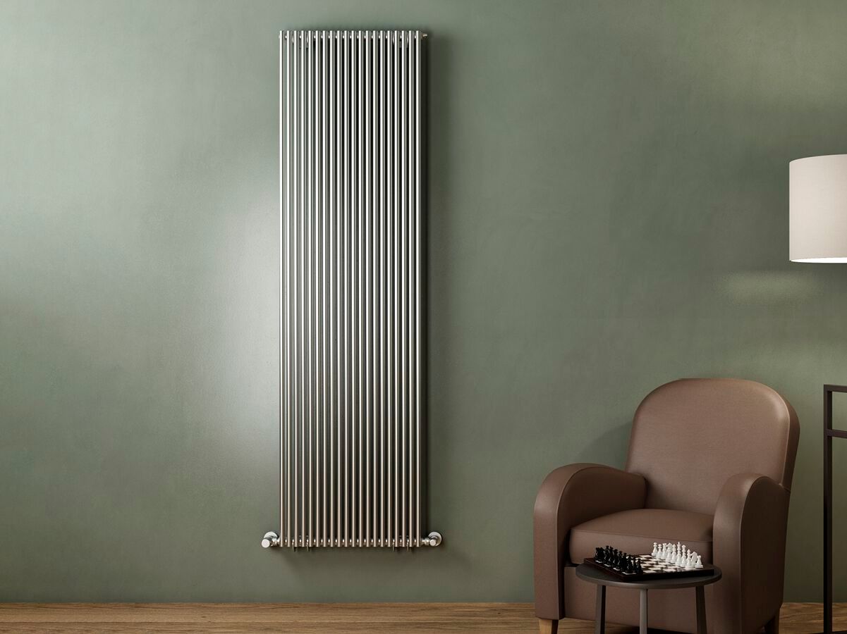 Полированная сталь вертикальная горячая вода полотенцесушитель Cordivari нефрит ARCH-00097103 - Вид №1