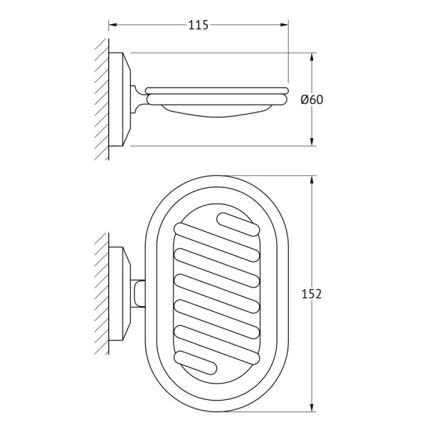 Мыльница пластик FBS (Чехия) STA 010 sun-id-561684 - Вид №1