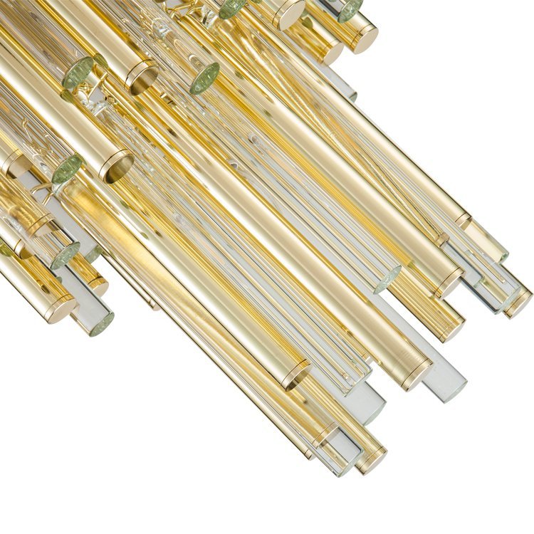 Люстра Gigi 13 gold от Delight Collection прозрачная/золото KM0931P-13 DELIGHT COLLECTION ДИЗАЙНЕРСКИЕ 247094 Прозрачный;золото  - Вид №4