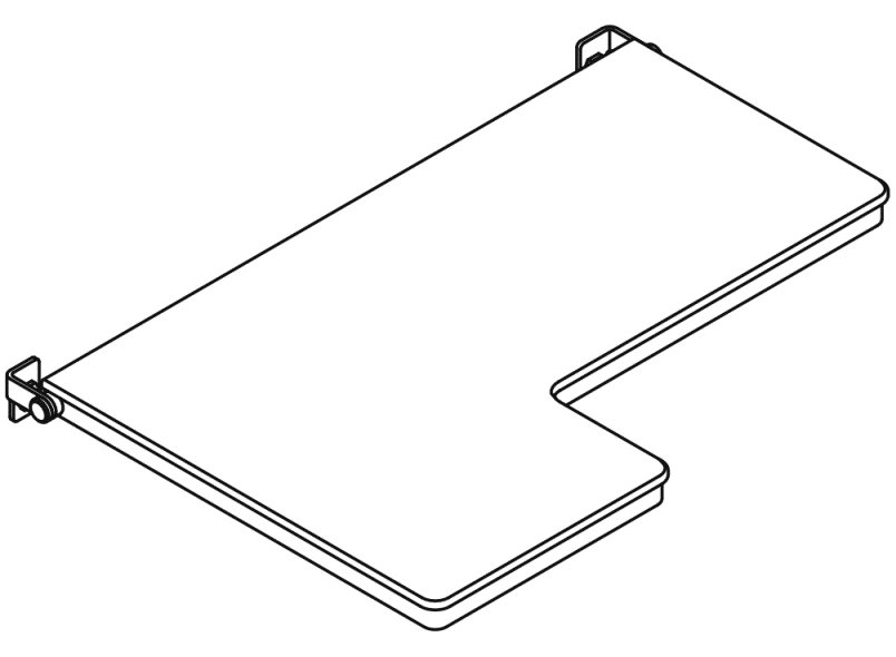 900.51.20940 Сиденье для душа складное Г-образное (ada) HEWI System 900 - Вид №2