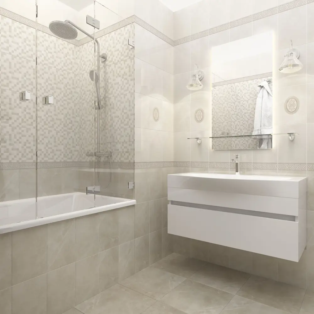 Керамогранит Шахтинская Плитка Дора 40x40 см 1.6 м² цвет бежевый STLM-2141323 - Вид №4